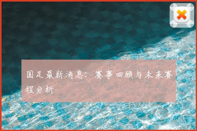 国足最新消息：赛事回顾与未来赛程分析